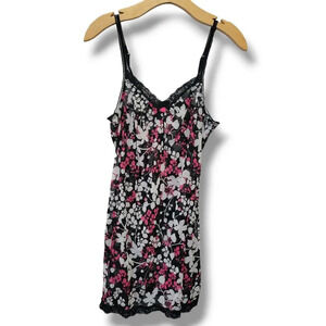 Apt. 9 Women’s Floral Lace Trim Nightgown Sleep Dress – Medium